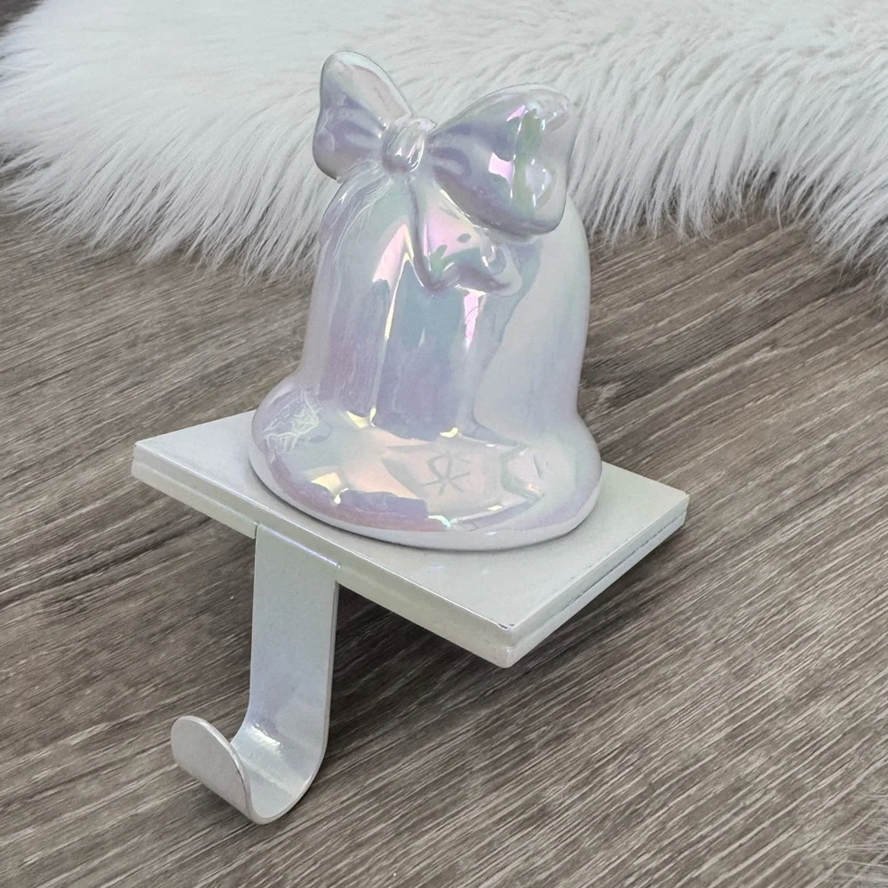 🎀 TARGET Glam Iridescent Bow & Bell-Shaped Holder